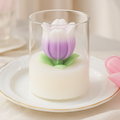 Vela decorativa de tulipa Luz Botânica