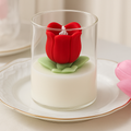Vela decorativa de tulipa Luz Botânica