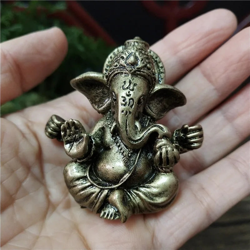 Escultura de Lord Ganesha em bronze