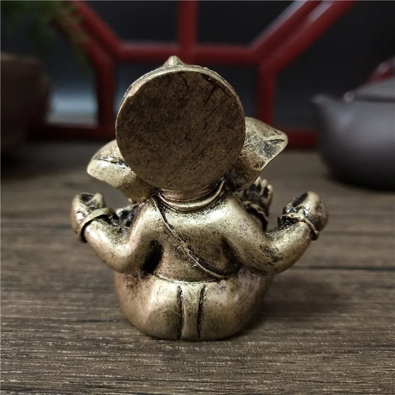 Escultura de Lord Ganesha em bronze