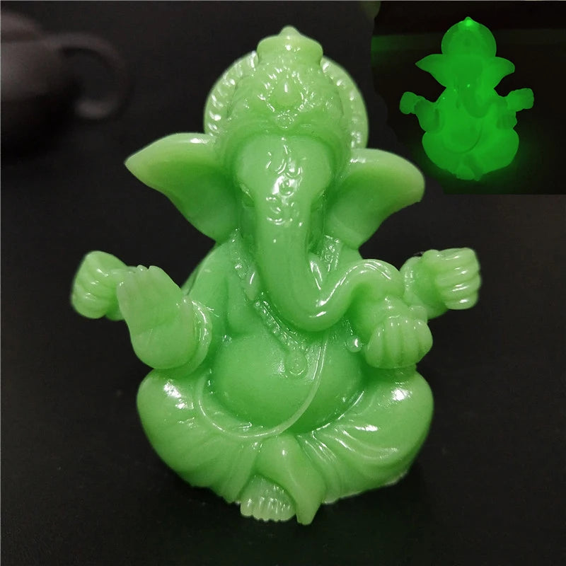 Escultura de Lord Ganesha em bronze