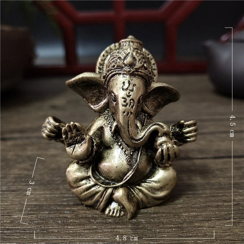 Escultura de Lord Ganesha em bronze