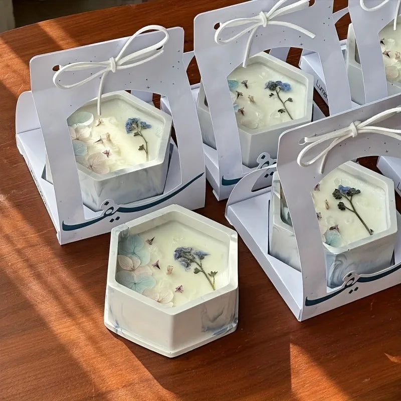 Vela Aromática com Flores Secas