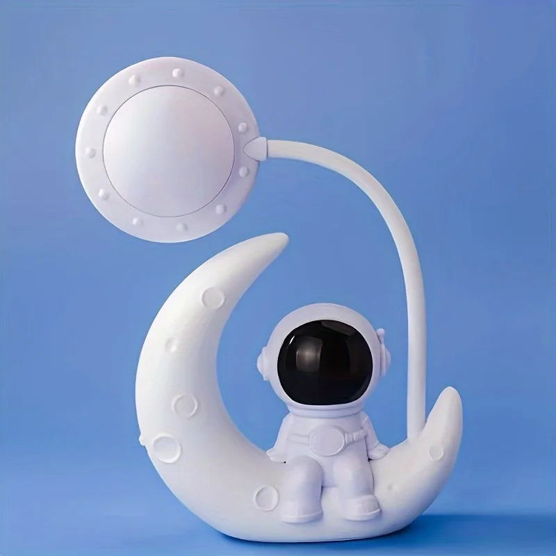 Luminária de astronauta lunar com entrada USB