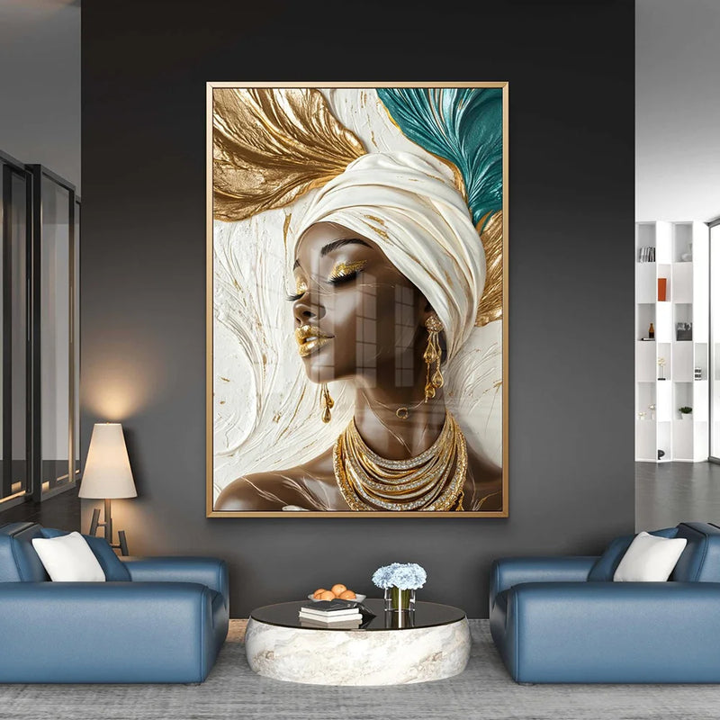 Adesivo decorativo Luxo Afro