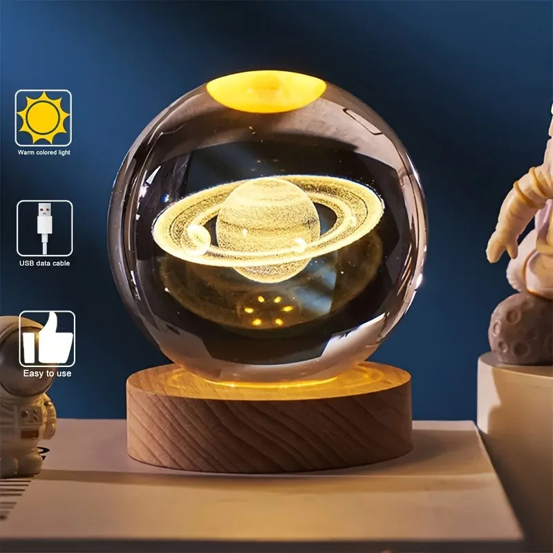 Luminária de cristal Esfera Celeste