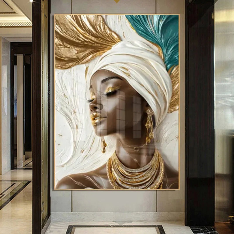 Adesivo decorativo Luxo Afro