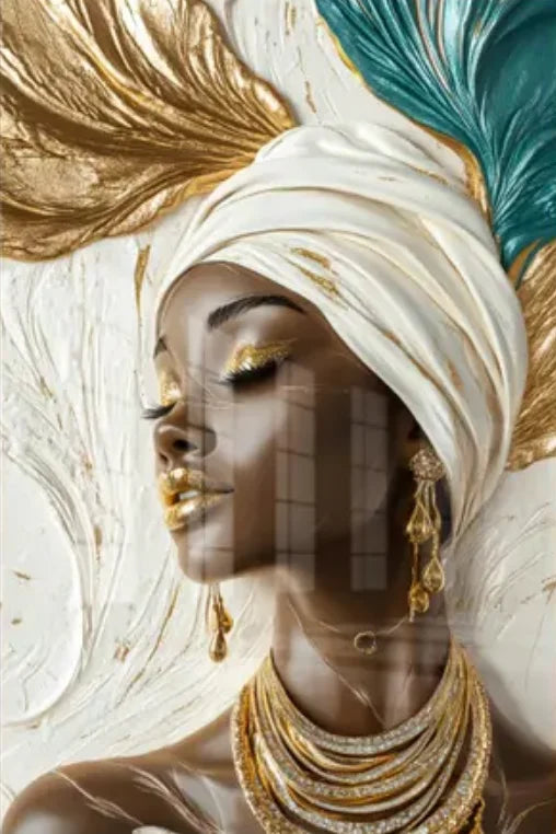 Adesivo decorativo Luxo Afro