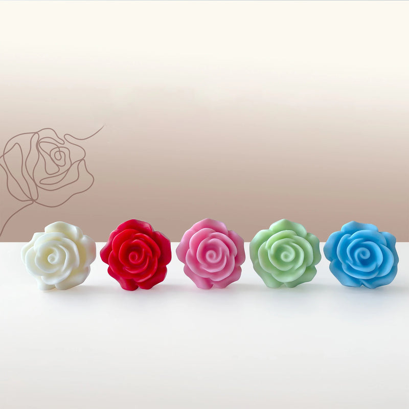 Vela perfumada no formato de Rosa em 3D